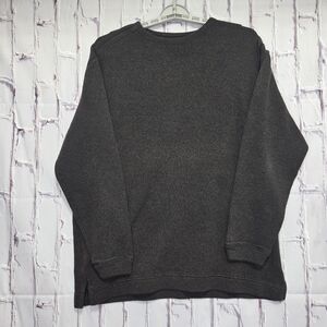 Tommy Bahama Mens Crewneck Sweater Sz Small Dark Brown Cotton Blend Heavy Weight